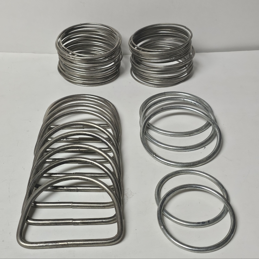 Vintage Steel Military D-Rings & O-Rings Lot 60+